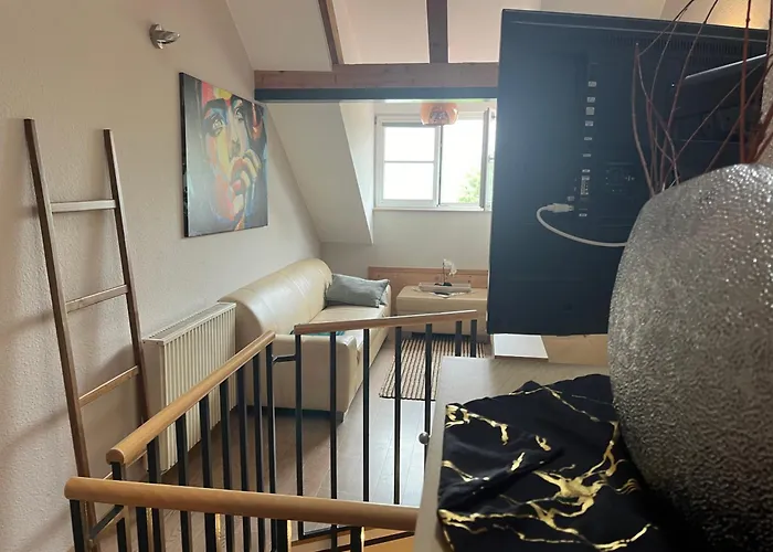 Seeblick - Chice Maisonette Ueber Den Daechern Von Lägenhet Meersburg